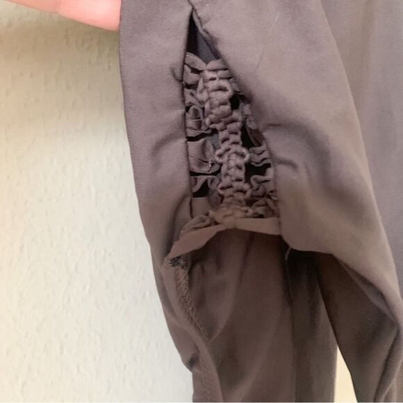 Pilyq Island Embroidered Halter One Piece in Coco - Picture 9 of 10